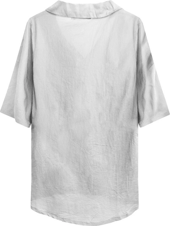 ASYMETRYCZNA KOSZULA SZARA (1164)