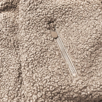 DWUSTRONNA KURTKA DAMSKA BARANEK BEŻOWA (H-989-22)