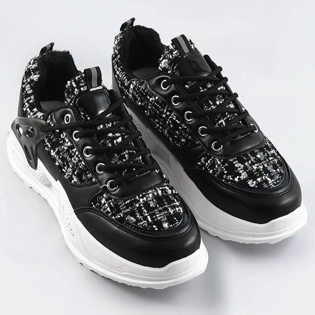 Buty sportowe damskie czarne (7003)