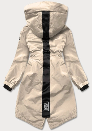 LEKKA DAMSKA PARKA BEŻOWA (B9786-46)