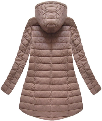 PIKOWANA KURTKA Z KAPTUREM ANTYCZNY RÓŻ (7471-PLUS)