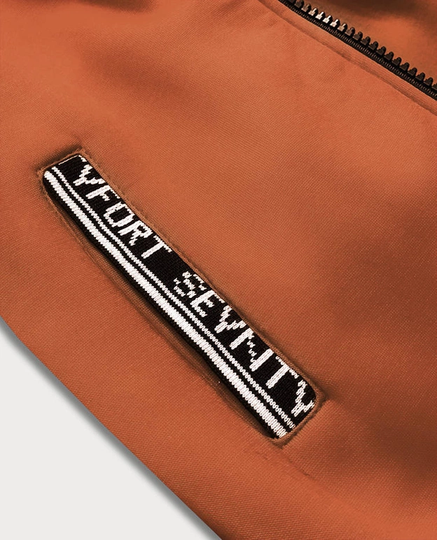 Sportowa bluza damska ruda (amg-36)