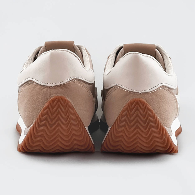 Buty sportowe damskie beżowe (dkb6052)
