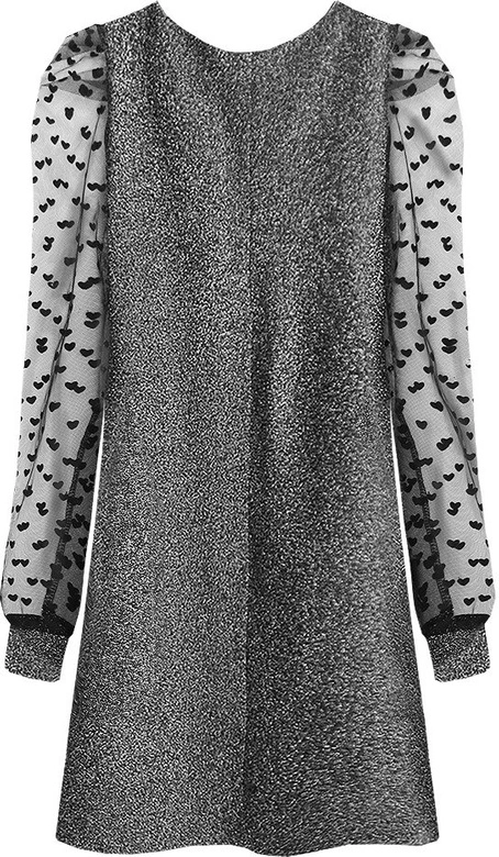 BROKATOWA SUKIENKA SREBRNA (526/2ART)