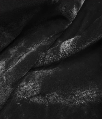 DAMSKA KURTKA PARKA ZIMOWA Z PODPINKĄ CZARNA (B2717-1)