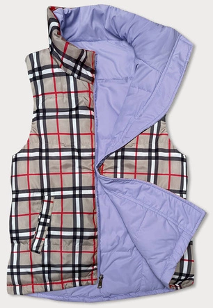 Dwustronna kamizelka damska wrzos (2383)