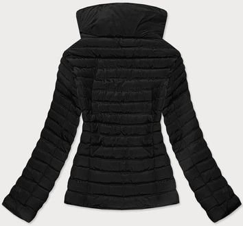 PRZEJŚCIOWA PIKOWANA KURTKA DAMSKA CZARNA (23063-1)