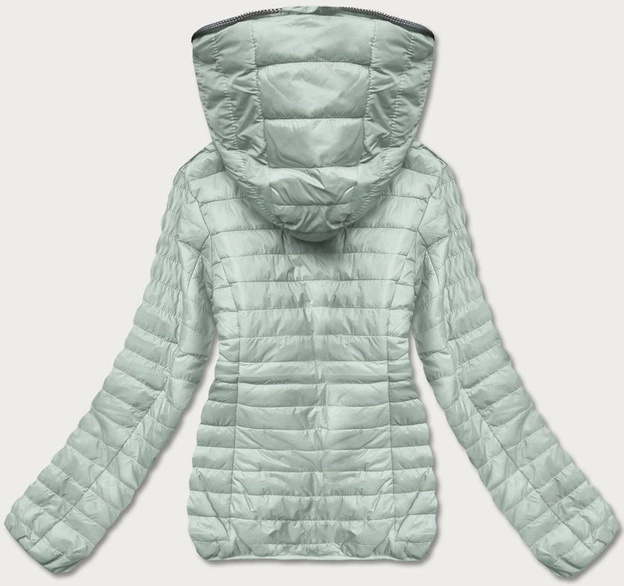 Kurtka z kapturem szaromiętowa (dl011)