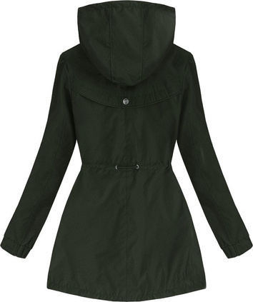 DWUSTRONNA PARKA Z KAPTUREM KHAKI (W645)