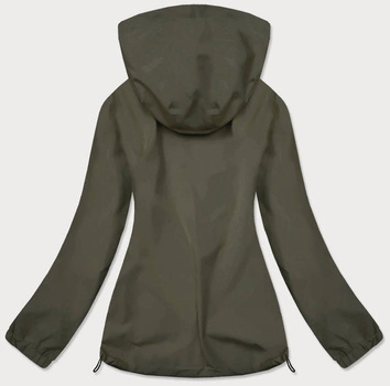 Letnia kurtka damska na podszewce oliwkowa (hh036-7)