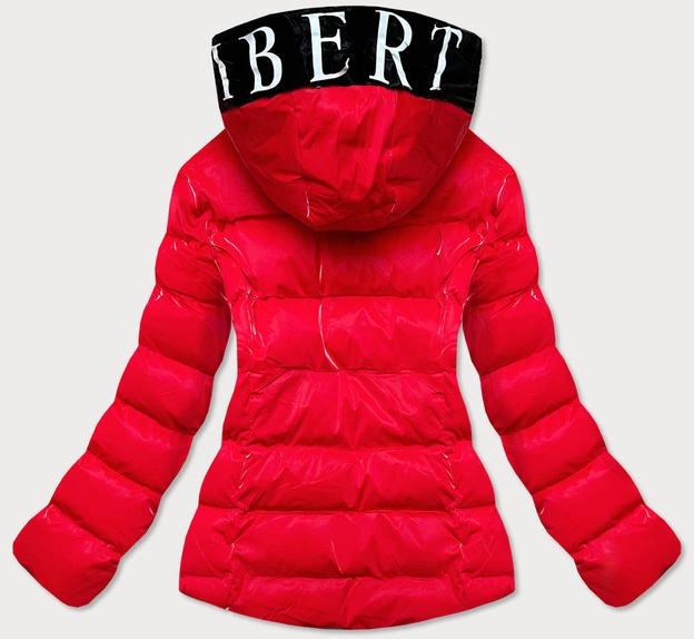Damska kurtka pikowana czerwona (w807#)