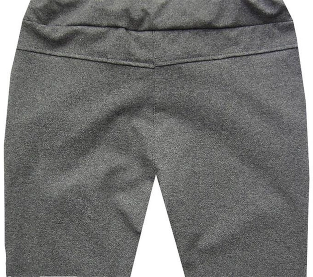 BAWEŁNIANE SPODNIE Z ZAMKIEM GRAFITOWE (66023)