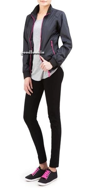 KURTKA WIATRÓWKA CZARNA AL NWICK (50320)