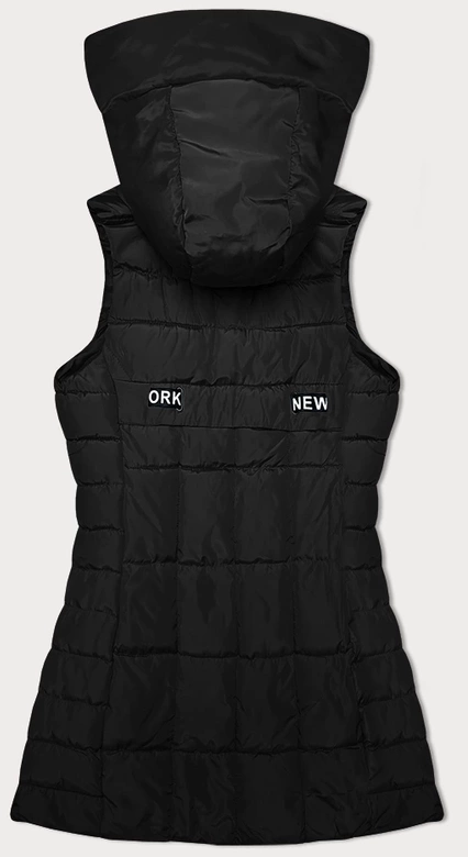 Bezrękawnik damski z kapturem S'West czarny (B8225-1)