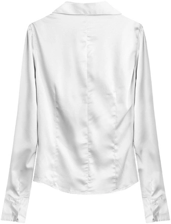 SATYNOWA KOSZULA BIAŁA (X1065X)