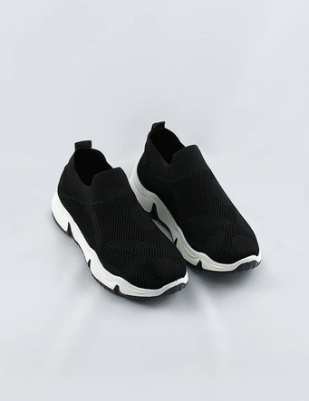 Sportowe buty damskie czarne (ym-168)