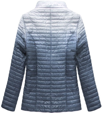 PIKOWANA KURTKA OMBRE GRANATOWA (B1073-30)