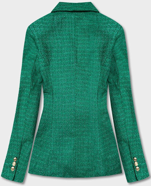 Dwurzędowa marynarka z guzikami zielona (AG3-1981)