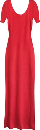 SUKIENKA MAXI CZERWONA (1542/1)