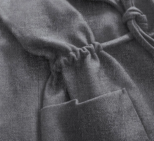 Luźny krótki płaszcz damski grafitowa (2727)