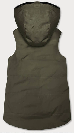 DWUSTRONNY BEZRĘKAWNIK DAMSKI KHAKI (R8006)