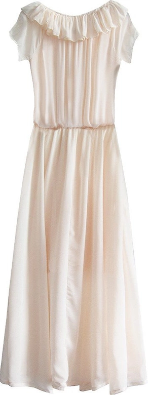 SZYFONOWA SUKIENKA HISZPANKA ŁOSOSIOWA (X1006X)