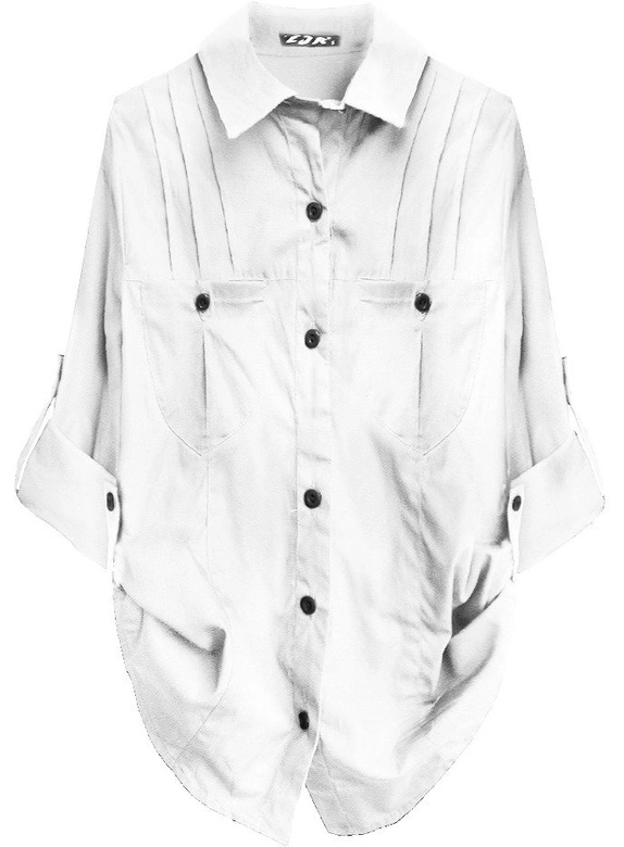 BAWEŁNIANA KOSZULA BIAŁA (1037)