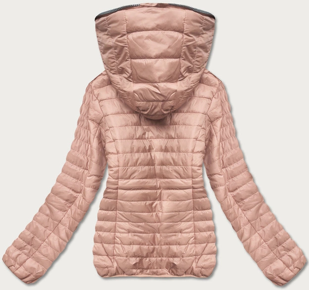 Kurtka z kapturem antyczny róż (dl011)