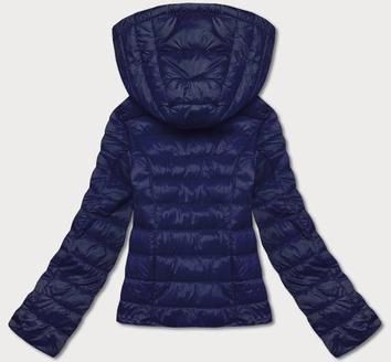 Przejściowa pikowana kurtka damska ciemny granat (23M9001-221)