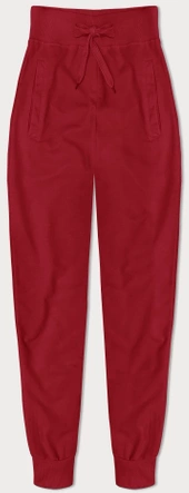 Cienkie spodnie dresowe czerwone (CK03-18)