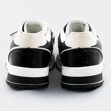Damskie adidasy dwukolorowe czarno-białe (ad-585)