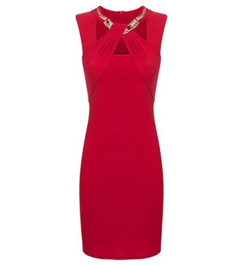 SUKIENKA Z NASZYJNIKIEM CZERWONA (VENETO)