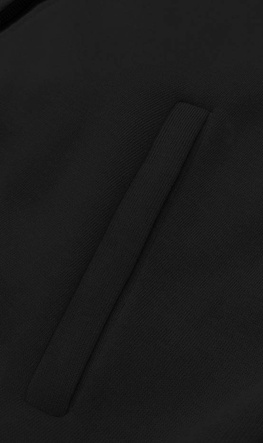 Komplet dresowy z lampasami czarny (KK0050)