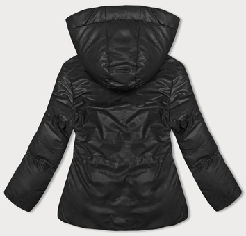 Luźna damska kurtka zimowa czarna (5M3185-392)