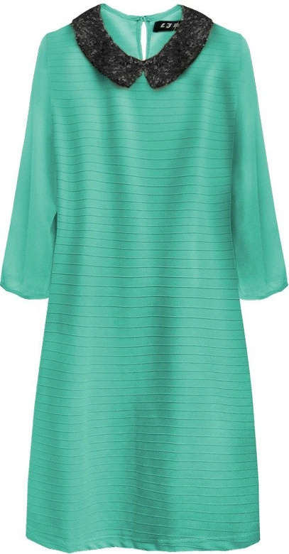 SUKIENKA Z KOŁNIERZYKIEM MORSKA (6107)