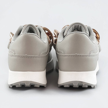 Sneakersy z łańcuchem szare (6368)