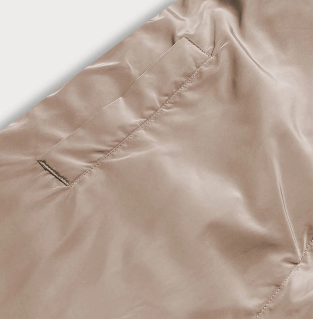 DŁUGA DWUSTRONNA KURTKA ZIMOWA ARMY/CAMEL (L22-9852-22/301)