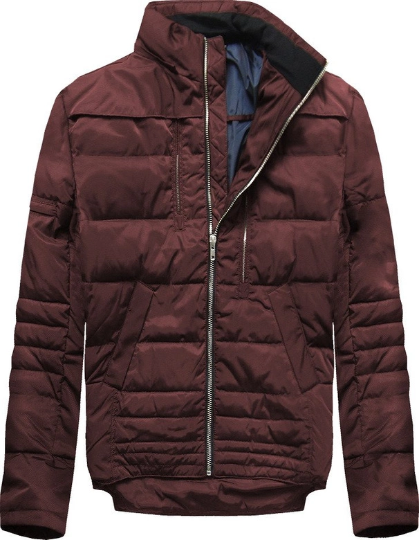 KURTKA ZIMOWA Z PUCHEM NATURALNYM BORDOWA (M2031)