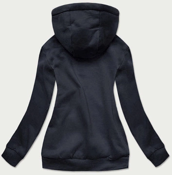 Damska bluza dresowa ciemny granat (w02-998)