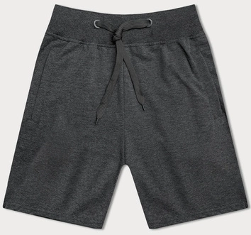 Bawełniane spodenki męskie ciemne szare (YW01046-A2)