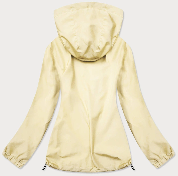 LETNIA KURTKA DAMSKA NA PODSZEWCE BLADO ŻÓŁTA(HH036-59)