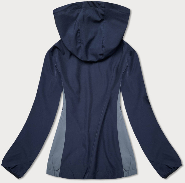 Cienka bluza z kapturem granatowa (hm096-4)