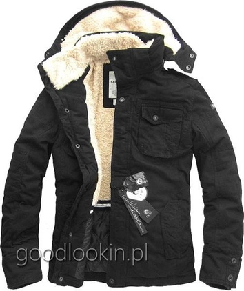 KURTKA ZIMOWA CASABLANCA CZARNA (1413)