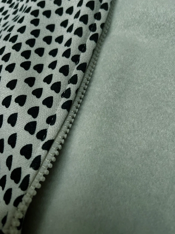 Rozpinana bluza damska w serduszka szarozielona (2315)