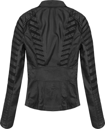 RAMONESKA Z SIATECZKOWYMI WSTAWKAMI CZARNA (5256)