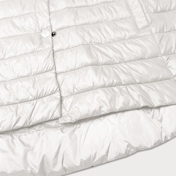 Pikowana kurtka damska ze stójką Minority ecru (P3-6908-12)