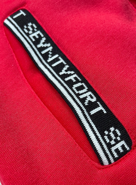 Rozpinana długa bluza damska LHD ciemnoczerwona (AMG-173)