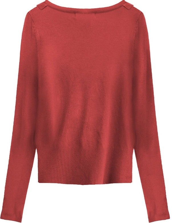 SWETEREK Z FALBANĄ CZERWONY (1522)