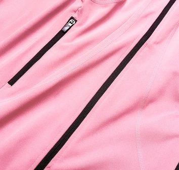 Damska bluza ze stójką jasny róż (hd150-25)