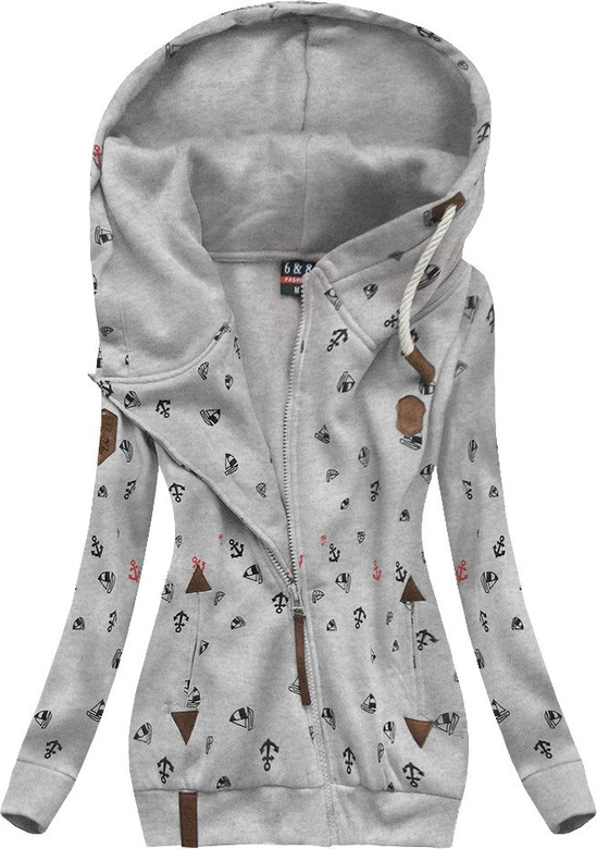 BLUZA W MARYNARSKIM STYLU SZARA (1929)